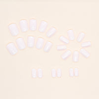 No.F388 Pink Fingernails Patch 24pcs/Set