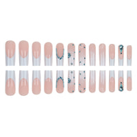 No.F509 Flower Fingernails Patch 24pcs/Set