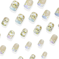 No.ET12 Colorful Chicks Fingernails Patch 24pcs/Set