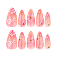 No.F419 3D Print Fingernails Patch 24pcs/Set