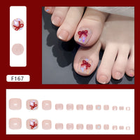 No.587 Streamer Cat's Eye Toenails Patch 24pcs/Set