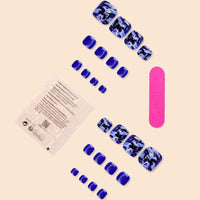 No.316 Blue Toenails Patch 24pcs/Set