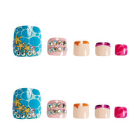 No.495 Shell Star Toenails Patch 24pcs/Set