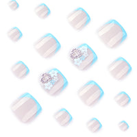 No.544 Summer Flowers Toenails Patch 24pcs/Set