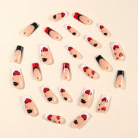 No.VN61 Love Lip Print Fingernails Patch 24pcs/Set