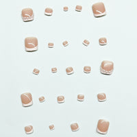 No.432 Cute Pearl Toenails Patch 24pcs/Set