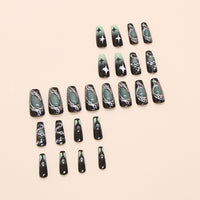 No.AW156 Halloween Dark Fingernails Patch 24pcs/Set