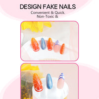 No.F411 Fruit 3D Fingernails Patch 24pcs/Set