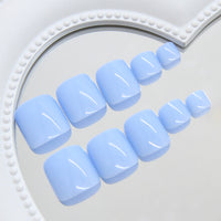 No.586 Blue Toenails Patch 24pcs/Set