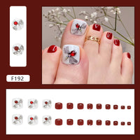 No.580 Dragonfly Toenails Patch 24pcs/Set