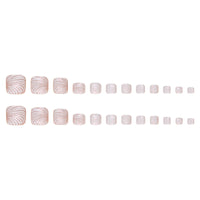 No.BH7 Shell Toenails Patch 24pcs/Set