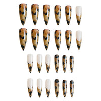 No.F546 Leopard Print Fingernails Patch 24pcs/Set
