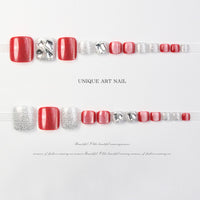 No.607 Fashion Toenails Patch 24pcs/Set