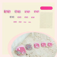 No.441 Glitter Toenails Patch 24pcs/Set