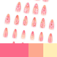 No.F419 3D Print Fingernails Patch 24pcs/Set