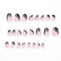 No.F393 Wave Lines Fingernails Patch 24pcs/Set