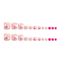 No.545 Lips Heart Toenails Patch 24pcs/Set