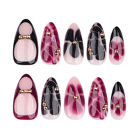 No.F439 Retro Flowers Fingernails Patch 24pcs/Set