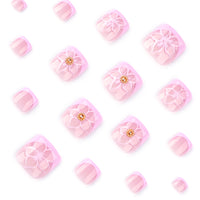 No.503 3D Flower Toenails Patch 24pcs/Set