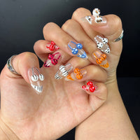 No.FP24 10pcs Bikini Hand Made Fingernails