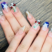 No.PSN153 Leopard Hand & Toe Pair Set-20pcs