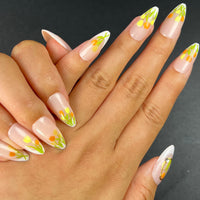 No.DF3 Flower Fingernails Patch 24pcs/Set