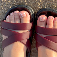 No.PSN164 Pink Cat's Eye Hand & Toe Pair Set-48pcs