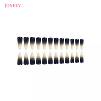 No.PSN129 Black Fingernails Pair Set-48pcs