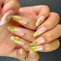 No.DF3 Flower Fingernails Patch 24pcs/Set