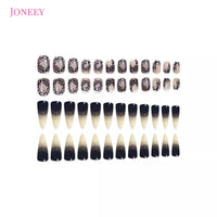 No.PSN129 Black Fingernails Pair Set-48pcs