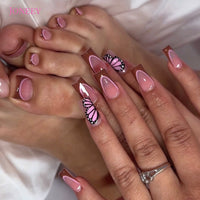 No.PSN131 Sweet Butterfly Hand & Toe Pair Set-48pcs
