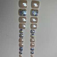 No.PSN100 Blue Eyes Hand & Toe Pair Set-48pcs