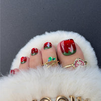 No.489 Cat's Eye Strawberry Toenails Patch 10pcs/Set