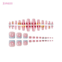 No.PSN149 Golden Butterfly Hand & Toe Pair Set-48pcs