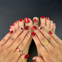 No.PSN67 Cute Apple Cat's Eye Hand & Toe Pair Set-20pcs