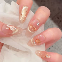 No.ET6 Rabbit Cat's Eye Hand Made Fingernails 10pcs