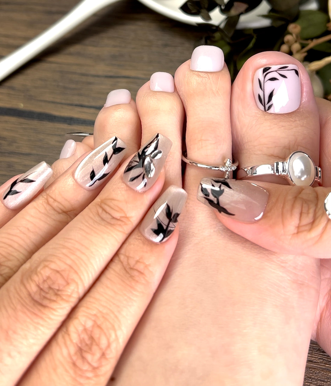 No.PSN178 Fashion Hand & Toe Pair Set-48pcs