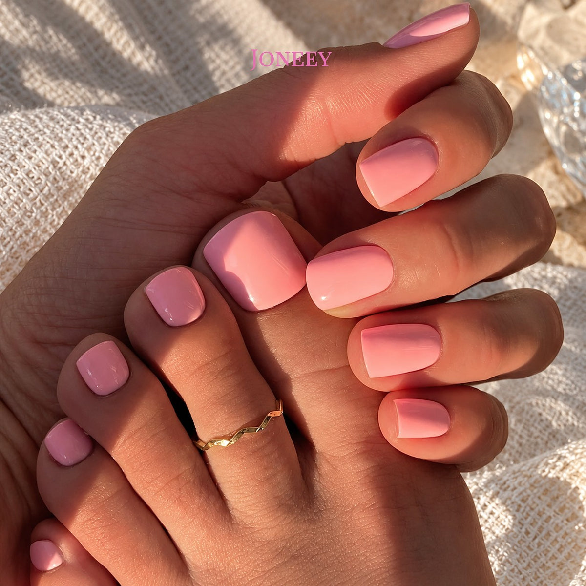 No.PSN113 Pink Hand & Toe Pair Set-48pcs