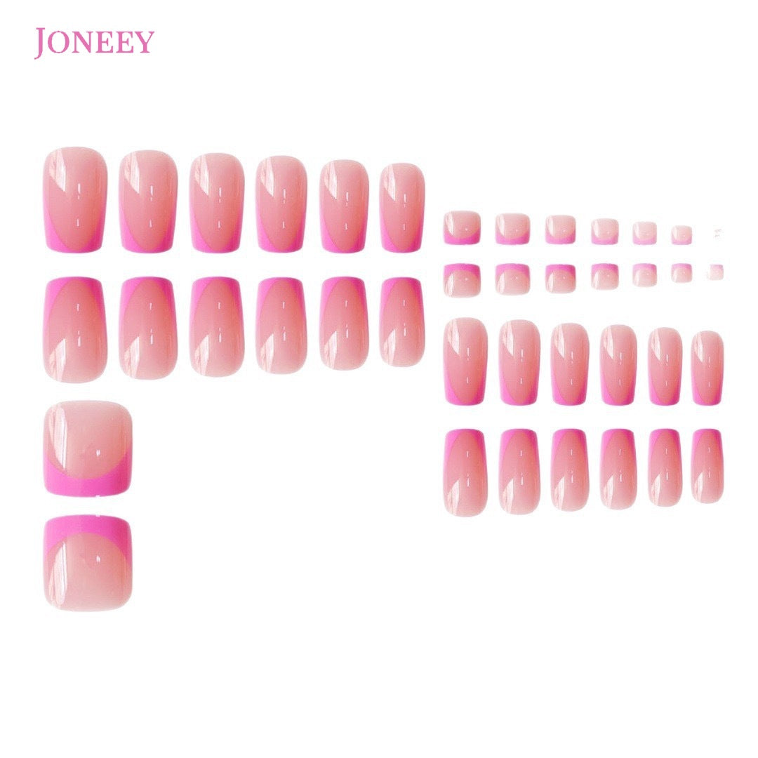 No.PSN143 Pink Hand & Toe Pair Set-48pcs