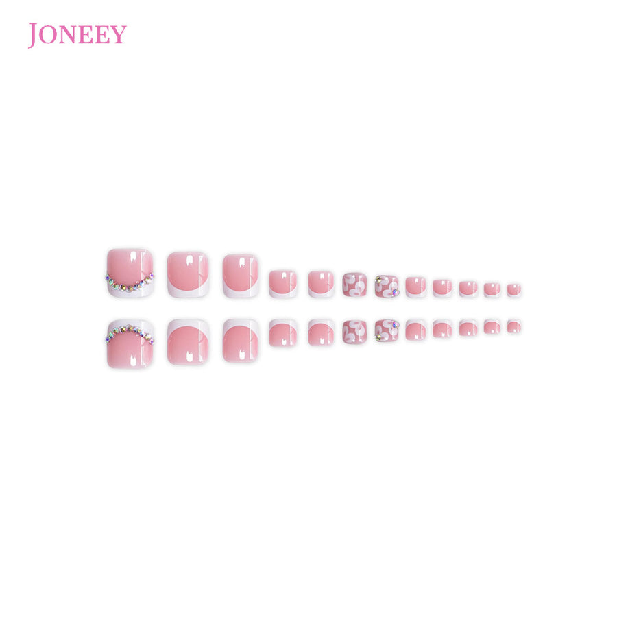 No.PSN141 Flashing Diamonds Hand & Toe Pair Set-48pcs