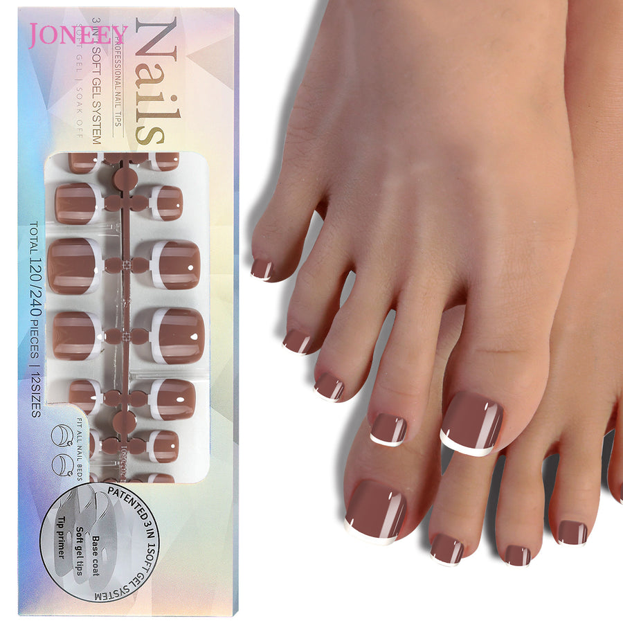 No.621 120Pcs French Press on Toenails