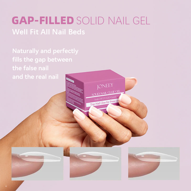 Solid Nail Glue Gel for Press-On Nails (As Seen on TikTok)