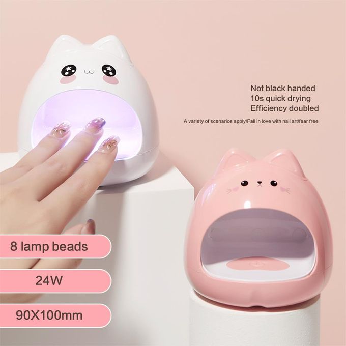 No.NAC23 18W USB Rechargeable Fast-Drying UV LED Nail Dryer (365nm) - Customizable