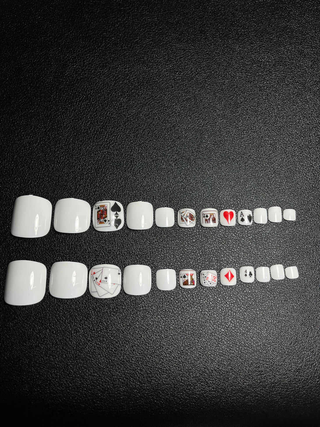 No.DT2 Poker Toenails Patch 24pcs/Set