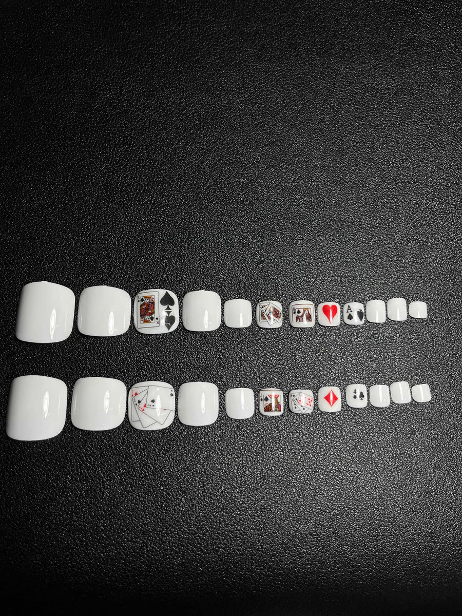 No.PSN64 Poker Hand & Toe Pair Set-48pcs