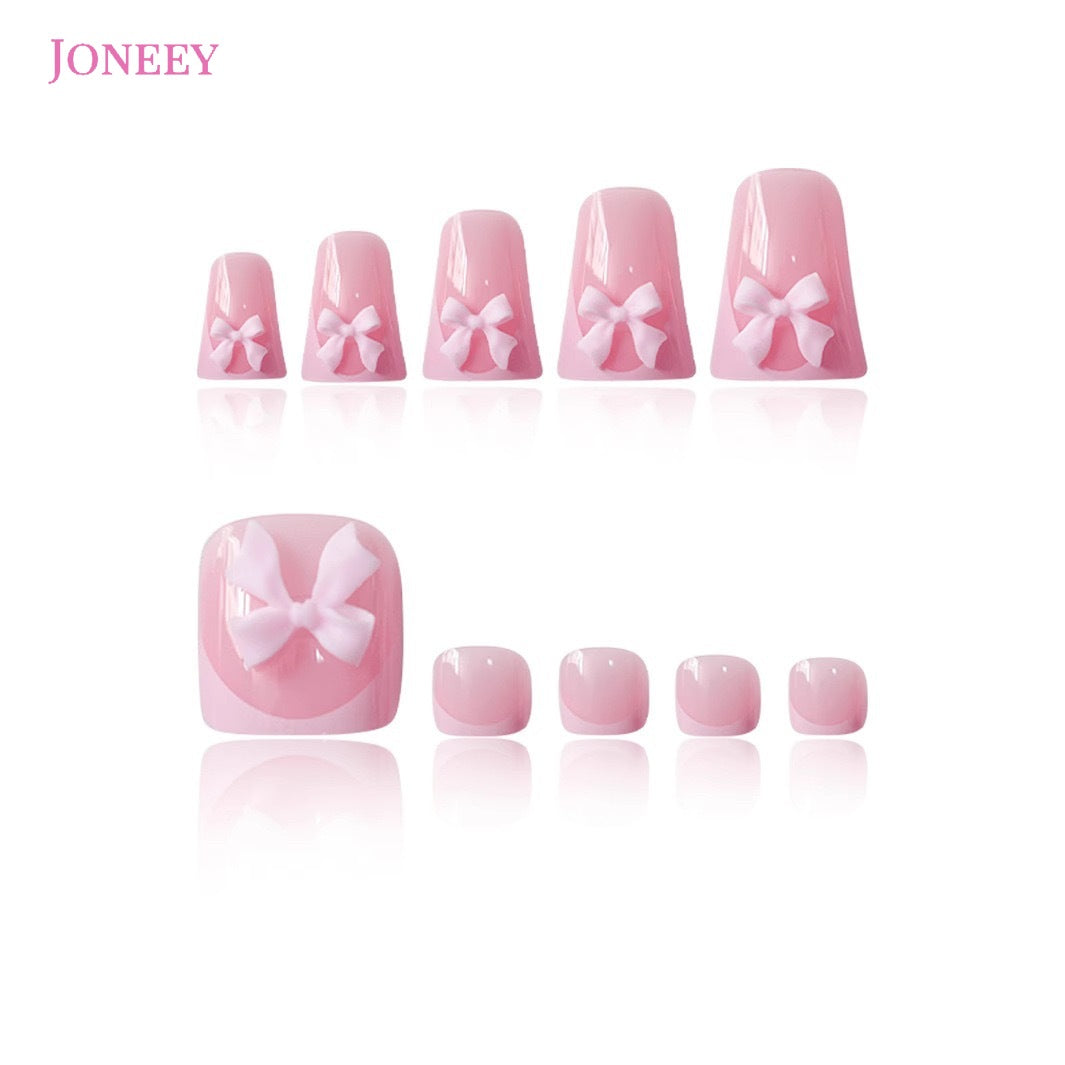 No.PSN150 Cute Bow Hand & Toe Pair Set-48pcs