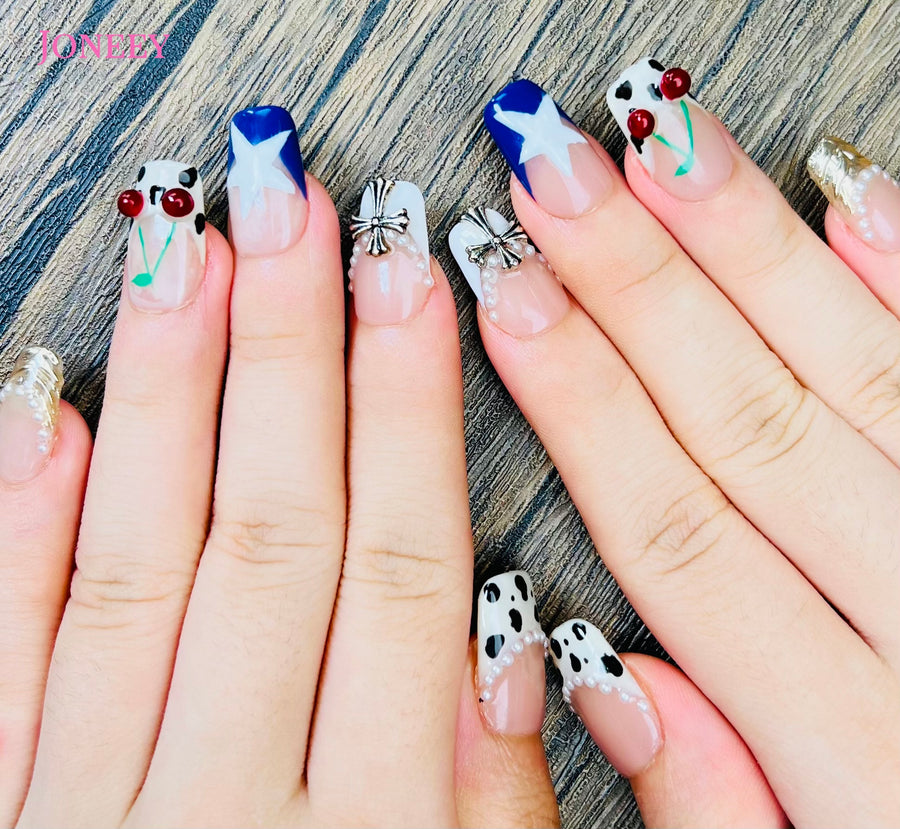 No.PSN153 Leopard Hand & Toe Pair Set-20pcs