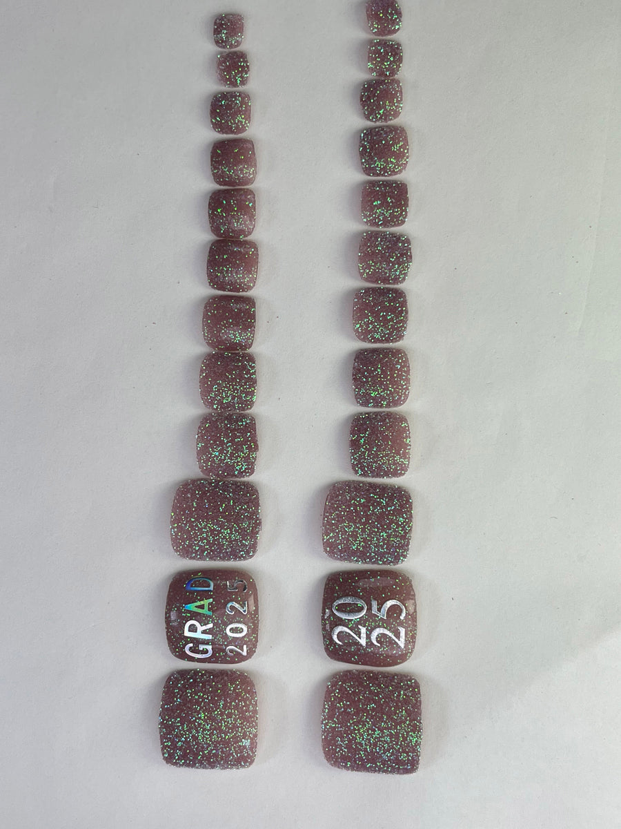 No.DT9 2025 Toenails Patch 24pcs/Set