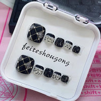 No.613 Black Toenails Patch 10pcs/Set