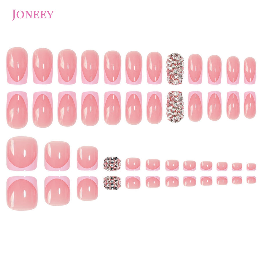 No.PSN146 Pink Hand & Toe Pair Set-48pcs